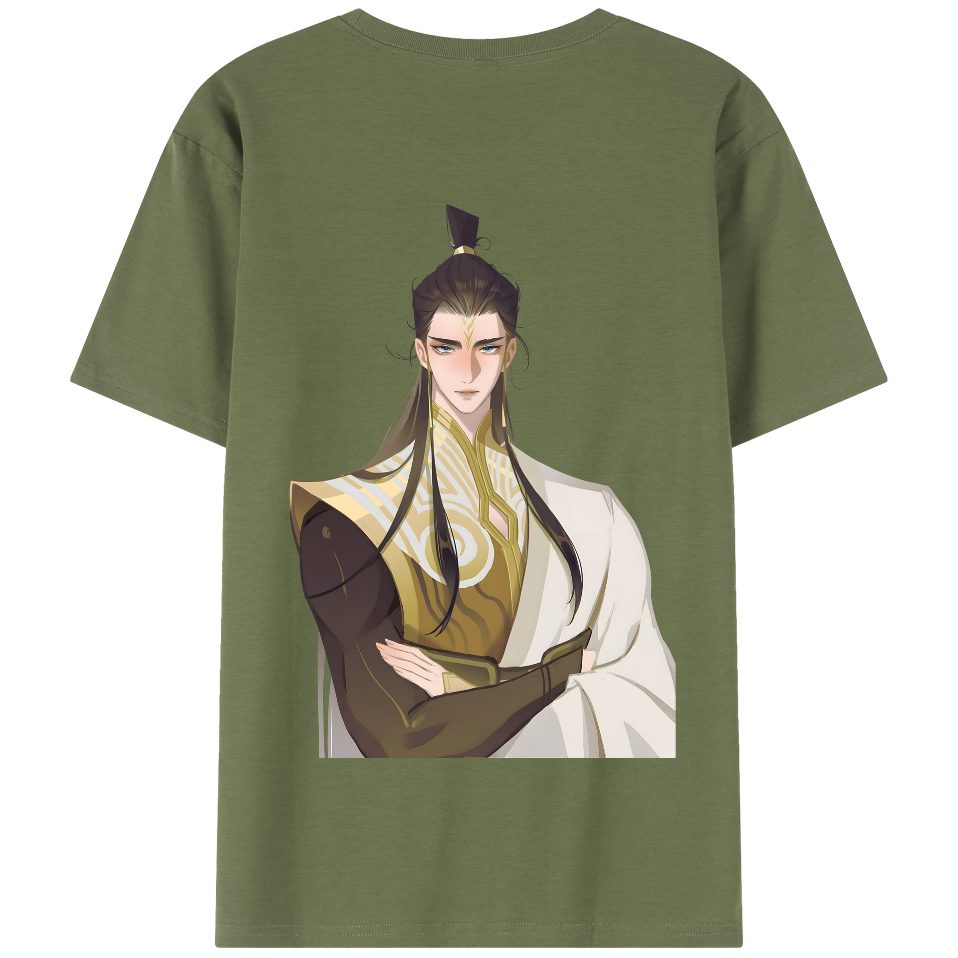 （画像用） Ne Zha 2 ナタ 魔童の大暴れ 綿100％半袖Tシャツ（背面プリント）